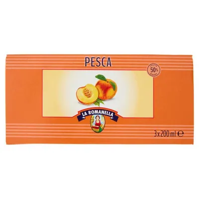 La Doria Nettare Pesca peach nectar, 3 × 0.2 l
