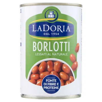 La Doria Borlotti beans, 400 g