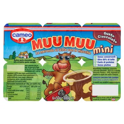 CAMEO Muu Muu Mini chocolate, 6 × 50 g