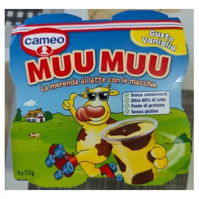 Cameo Muu Muu десерт ваниль, 4х115 г