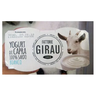 Fattorie Girau goat yogurt, 125 g (2 pcs.)