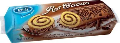 Midi Бисквитный рулет с какао Midì Roll Cacao, 250 г