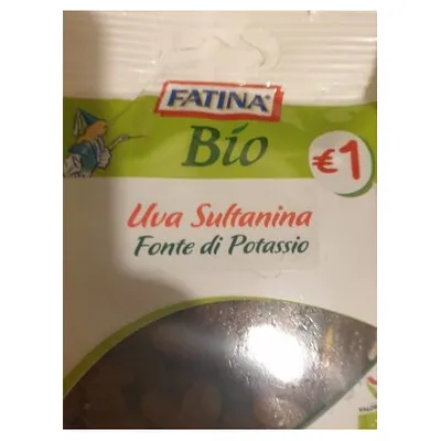 Fatina organic sultan raisins, 70 g