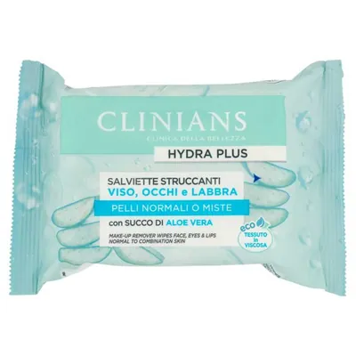 Clinians влажные салфетки для снятия макияжа, 25 шт