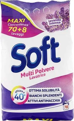 Soft Стиральный порошок в мешке Ricarica Lavanda, 78 стирок