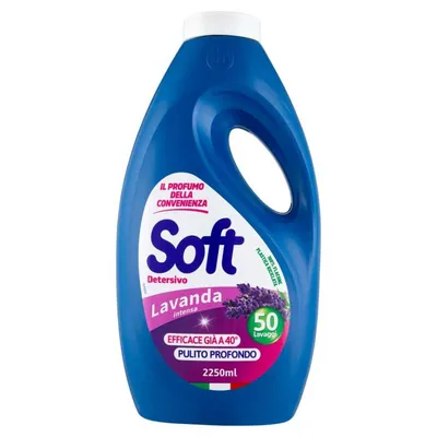 Soft Жидкое средство для стирки Liquido Lavatrice Lavanda, 2,5 л
