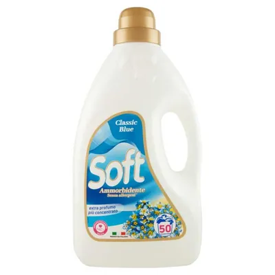 Soft кондиционер для белья Classic Blue, 50 стирок, 3 л