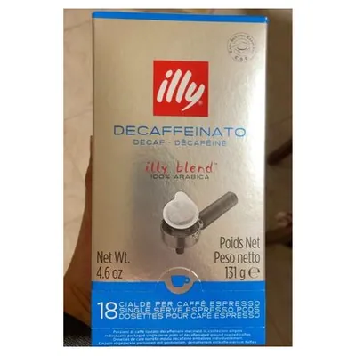 Illy кофе в чалдах Decaffeinato без кофеина, 18 шт.