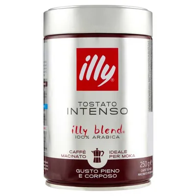Illy Кофе молотый для мокки Intenso 100% Arabica, 250 г
