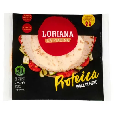 Loriana пьядина из бобовых, 225 г