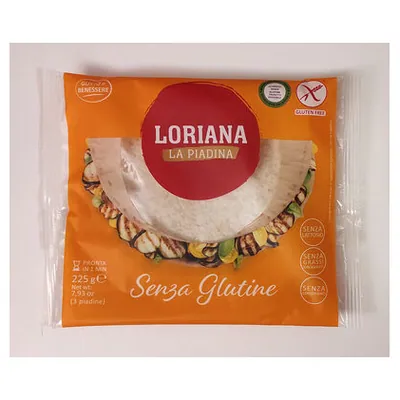 Loriana gluten-free piadina, 225 g