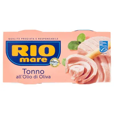 Rio Mare tuna in olive oil, 2 × 160 g