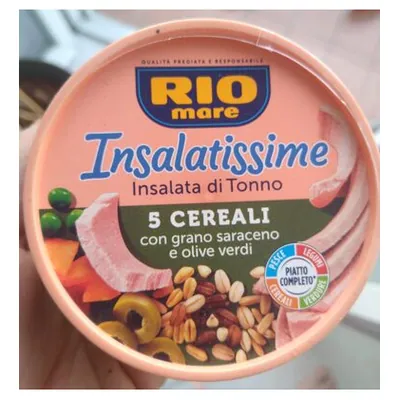 Rio Mare салат из 5 злаков с тунцом, 200 г