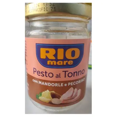 Rio Mare песто с тунцом, миндалем и пекорино, 130 г