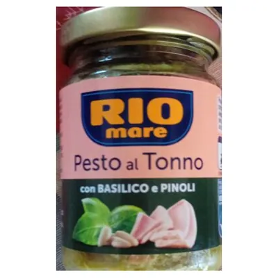 Rio Mare песто с тунцом, базиликом и кедровыми орехами, 130 г