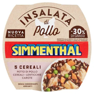 Simmenthal салат из курицы с 5 злаками, 160 г