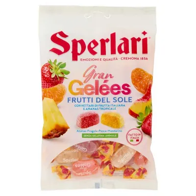 Sperlari Ассорти желейного мармелада Gran Gelees с фруктовыми вкусами, 175 г