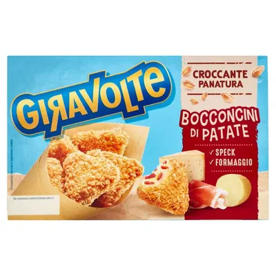 Giravolte Fingerfood мини-картофельные крокеты со спеком и сыром, 170 г
