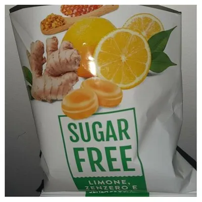 Serra sugar-free lemon and propolis candy, 80 g