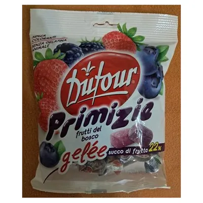 Dufour Primizie wild berry jelly candies, 150 g