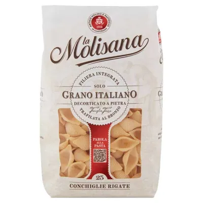 La Molisana Макароны Conchiglie Rigate n. 25, 500 г