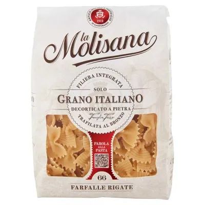 La Molisana Макароны Farfalle Rigate n. 66, 500 г