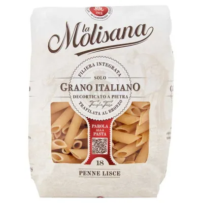 La Molisana Макароны Penne Lisce n. 18, 500 г