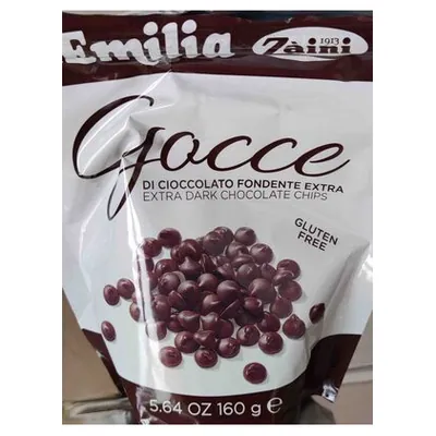 Zaini dark chocolate chips, 160 g