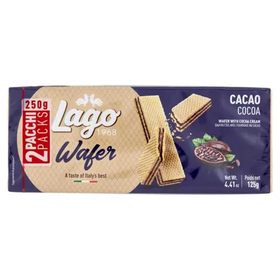 Gastone Lago cocoa wafers, 2 pcs, 125 g
