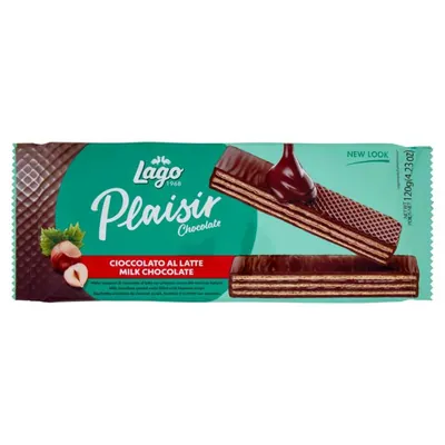 Gastone Lago Plaisir Milk Latte milk wafers, 120 g