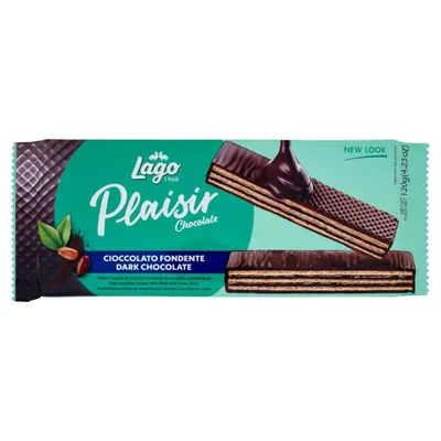 Gastone Lago Plaisir Dark dark chocolate wafers, 120 g