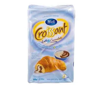 Midì milk and chocolate croissant, 300 g