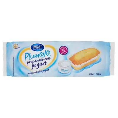 Midì yogurt Plumcake, 6 pcs