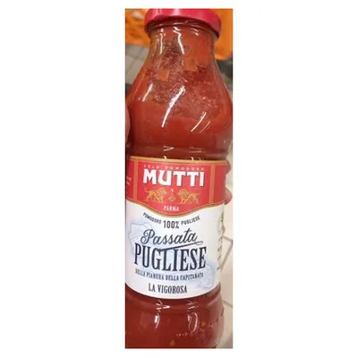Mutti Apulian tomato passata La Vigorosa, 400 g