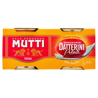 Mutti томаты дателлини в собственном соку, 2х220 г