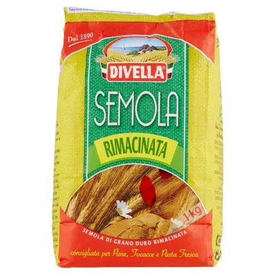 Divella Манная крупа из твердых сортов пшеницы мелкого помола, 1 кг