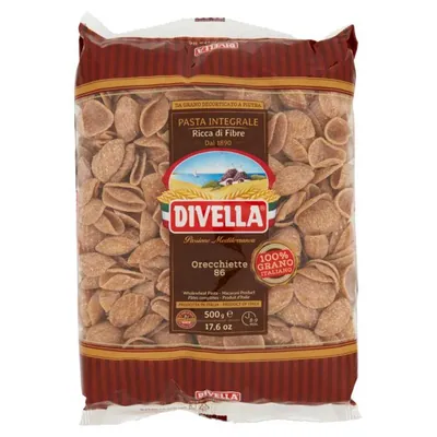 Divella цельнозерновые ореккьетте, 500 г
