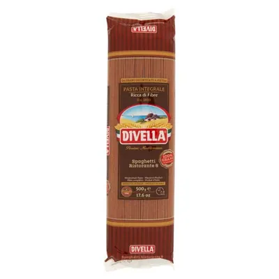 Divella цельнозерновые спагетти ристоранте n.8, 500 г