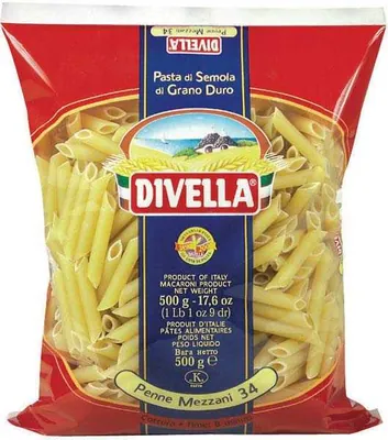Divella Пенне Медзани Ригати n.23, 500 г