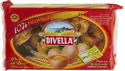 Divella Egg pasta nidi paglia e fieno, 500 g