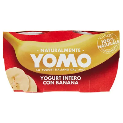 Yomo banana yogurt, 2x125 g