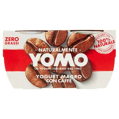 Yomo low-fat coffee yogurt 0,1%, 125 g x 2