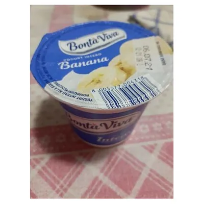 Bontà Viva йогурт натуральный со вкусом банана, 125 г