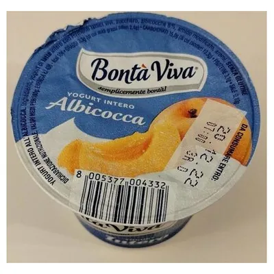 Bontà Viva йогурт абрикос, 125 г