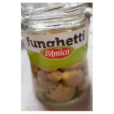 D'Amico sliced button mushrooms in oil, 280 g