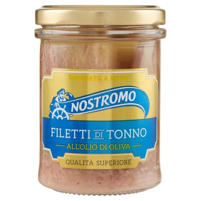 Nostromo tuna fillets in olive oil, 180 g