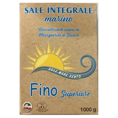 Whole fine sea salt, 1 kg