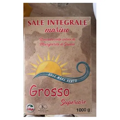 Whole coarse sea salt, 1 kg