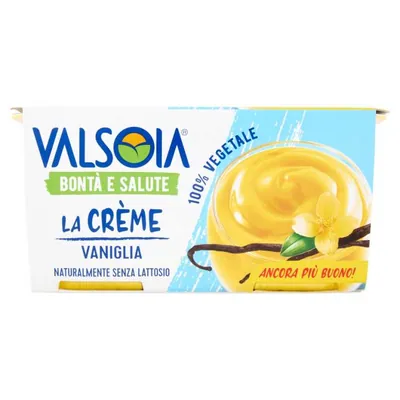 Valsoia Bontà e Salute La Creme' ванильный, 2 × 115 г