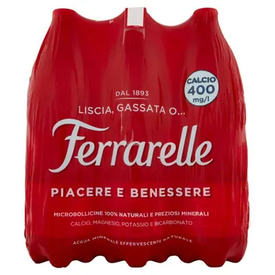 Ferrarelle naturally sparkling mineral water, 1.5 l